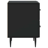 Bedside Cabinet Black 43 x 34.5 x 47.5 cm Engineered Wood 894757