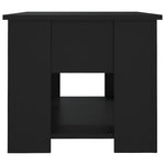 Coffee Table Black 79x49x41 cm Engineered Wood 809711