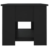 Coffee Table Black 79x49x41 cm Engineered Wood 809711