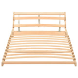 ZNTS Slatted Bed without Mattress Base Adjustable Head 70x200cm 327260