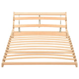 Slatted Bed without Mattress Base Adjustable Head 80x200cm 327261