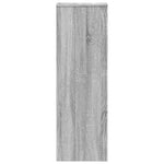 Plant Stands 2 pcs Grey Sonoma 33x33x100 cm Engineered Wood 3307887
