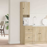 Kitchen Cabinet Beige 35 x 50 x 180 cm Engineered Wood 871372