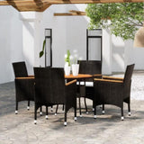 Garden Bistro Set Black 3095909