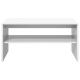 Coffee Table White 80 x 50 x 40 cm Engineered Wood 8000276