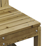3 Piece Garden Lounge Set Impregnated Wood Pine 832624