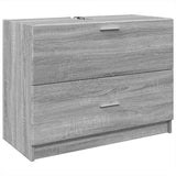 Sink Cabinet Grey Sonoma 78x37x59 cm Engineered Wood 848120