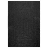 Rug ZIZUR Anthracite 160x230 cm Jute Look Indoor and Outdoor 4010336