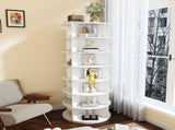Rotating Shoe Rack Tower, 7-Tier Spinning Storage Rack, Free Standing 360&deg Revolving Shoe W1196P512181