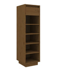 Shoe Cabinet Honey Brown 30x34x105 cm Solid Wood Pine 813558