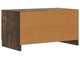 Bedside Cabinet Smoked Oak 62 x 34.5 x 44.5 cm Engineered Wood 895700