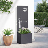 Garden Privacy Screen Anthracite 50 x 150 cm Cold-rolled steel 876471