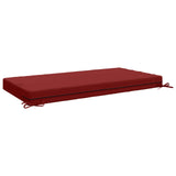 Seat Cushion SOEST 100% Polyester Wine Red 120 x 80 x 10 cm 946817
