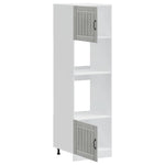 Oven Cabinets 2 pcs Lucca Concrete Grey Engineered Wood 3315045