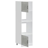 Oven Cabinets 2 pcs Lucca Concrete Grey Engineered Wood 3315045