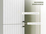 Wall Mounted Tall Bathroom Storage Cabinet with Soft-Close Hinges, Slim Bathroom Cabinet with 2 T3398P378057