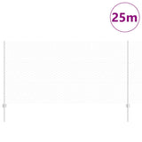Welded Wire Fence 25 x 1.2 m Hot-Dip Galvanised Steel 3337005