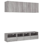 5 Piece TV Wall Units Grey Sonoma Engineered Wood 3216516