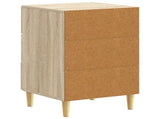 Bedside Table Sonoma Oak 43 x 39.5 x 66.5 cm Engineered Wood 895017