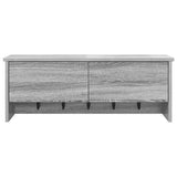 Wall-Mounted Coat Rack with Shelf Grey Sonoma 80 x 20 x 30 cm 874344