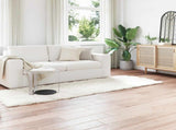 Faux Sheepskin Rug TAFALLA White 80 x 250 cm Polyester 42021458