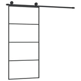 Sliding Door with Hardware Set 90x205 cm ESG Glass&Aluminium 3152148