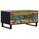 Coffee Table 80x50x40 cm Solid Wood Reclaimed&Engineered Wood 350638