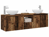 Bathroom Cabinet Set 3 pcs Old Wood 49.5 x 35 x 63 cm 3405625