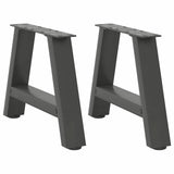 ZNTS Coffee Table Legs A-Shaped 2 pcs Anthracite 40x cm Steel 4012814