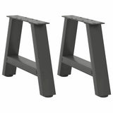 Coffee Table Legs A-Shaped 2 pcs Anthracite 40x cm Steel 4012814