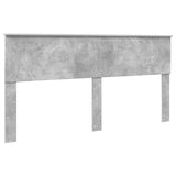 Bed Frame Concrete Grey 180 x 200 cm Engineered Wood 3410864