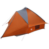 Teepee Tent 10-Person Grey and Orange 567 x 470 x 242 cm 42004067