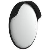 Outdoor Convex Traffic Mirror Black 60 cm Polycarbonate 153080