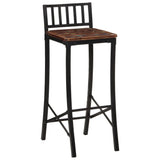 Bar Chairs 4 pcs Solid Wood Reclaimed 358945