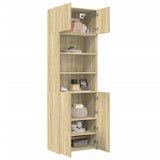 Storage Cabinet Sonoma Oak 70x42.5x225 cm Engineered Wood 3281317
