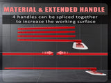 488 Concrete Bull Float, Stainless Steel Concrete Finishing Tool, Adjustable Bracket & 4 Float 01103456
