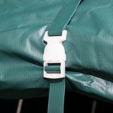 Removable Livestock Tent PVC 550 g/m 3.3x4.8 m Dark Green 3055648