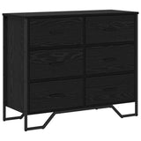 Chest of Drawers 2 pcs Black Oak 91 x 35.5 x 74.5 cm 3365605