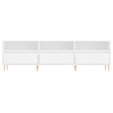 TV Cabinet White 150x30x44.5 cm Engineered Wood 831268