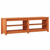Shoe Bench with Shelf with Storage Wax Brown 160 x 36.5 x 50 cm 869979