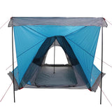 Family Tent Tipi 6-Person Blue Waterproof 4009439