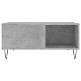 Coffee Table Concrete Grey 80x80x36.5 cm Engineered Wood 830784