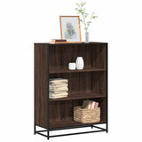 Book Cabinet Brown Oak 80.5x35x107.5 cm Engineered Wood 849123