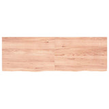 Table Top Light Brown 180x60x cm Treated Solid Wood Oak 3156393