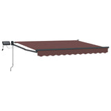 Manual Retractable Awning with LEDs 3.5 x 2 m 3419385