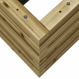Garden Planter 90x40x68.5 cm Impregnated Wood Pine 3282493