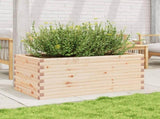Garden Planter 110x60x45.5 cm Solid Wood Pine 847283