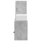 Bathroom Furniture Set 2 pcs Concrete Grey 33 x 34.5 x 100 cm 3406126