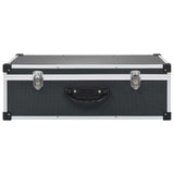 91855 CD Case for 80 CDs Aluminium ABS Black