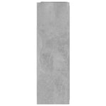 ZNTS Bathroom Mirror Cabinet Concrete Grey 62.5x20.5x64 cm Engineered Wood 803312